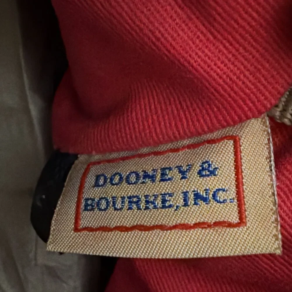 Dooney & Bourke Florentine Purple Domed Buckle Satchel Leather Bag RARE